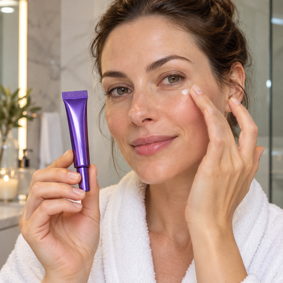 π Eye-Brightening | Moisturizing Eye Care Cream | Purple Tube Glow