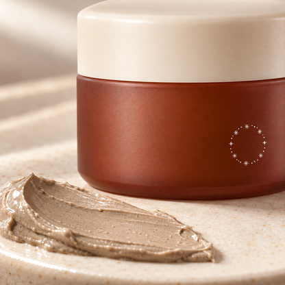 🪴 Pore-Refining | Truffle Clay Face Mask | Creamy Swirl Glow