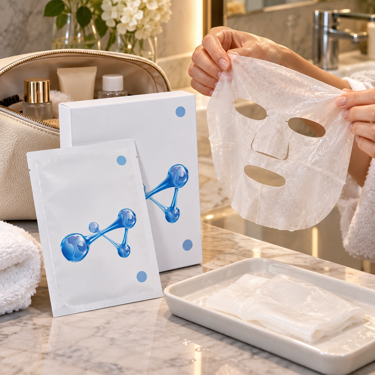 💧 Dewy-Skin | Hyaluronic Acid Sheet Mask | Plump Fresh Glow