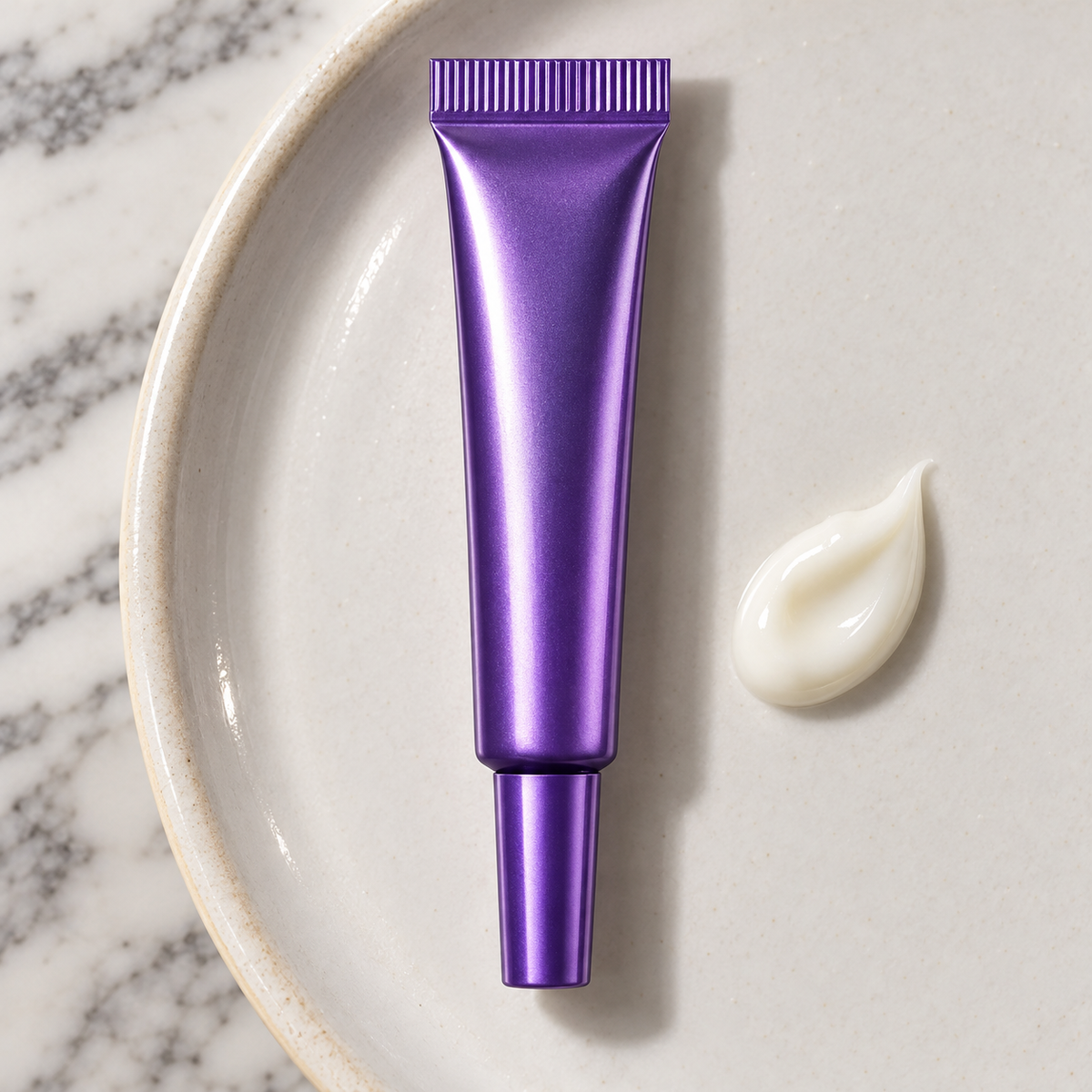 💜 Eye-Brightening | Moisturizing Eye Care Cream | Purple Tube Glow