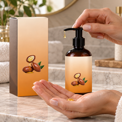 🌟 Multi-Purpose | Argan Oil Hair Skin | Golden Drop Glow