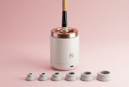 Electric Makeup Brush Cleaner Spinner — Auto-Cleaning Tool for All Brush Types