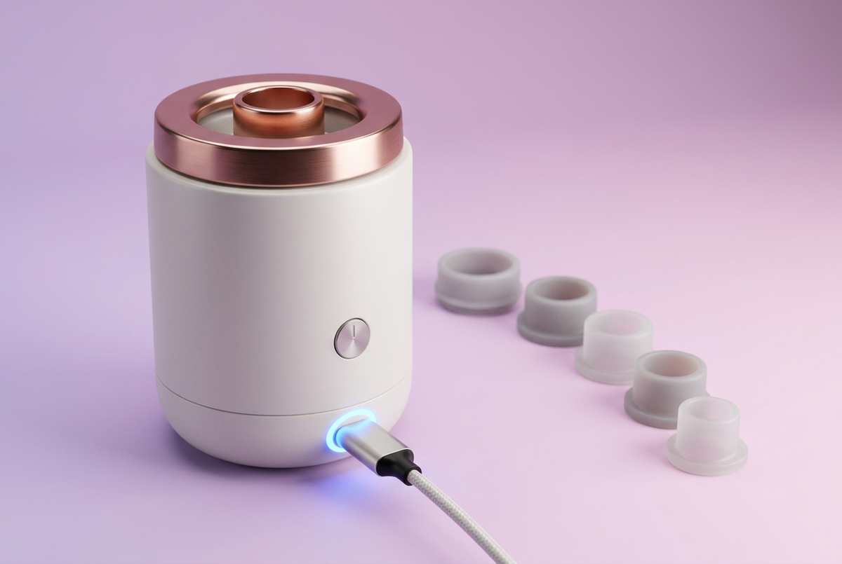 Electric Makeup Brush Cleaner Spinner — Auto-Cleaning Tool for All Brush Types