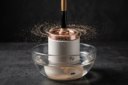 Electric Makeup Brush Cleaner Spinner — Auto-Cleaning Tool for All Brush Types