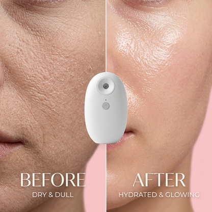 NanoMist Pro - Before and After Skin Comparison
