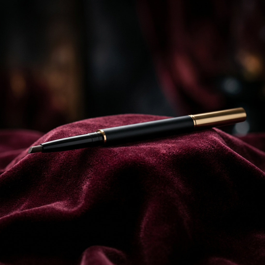 Eyebrow Pencil Moody Luxury Editorial Shot