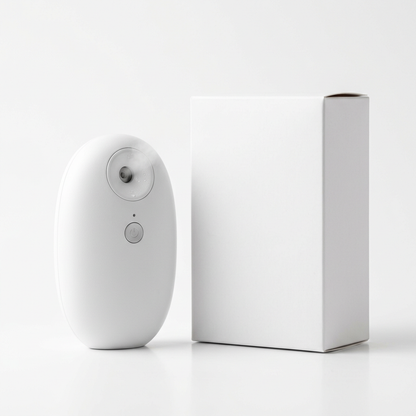 NanoMist Pro Facial Steamer - White Background with Packaging
