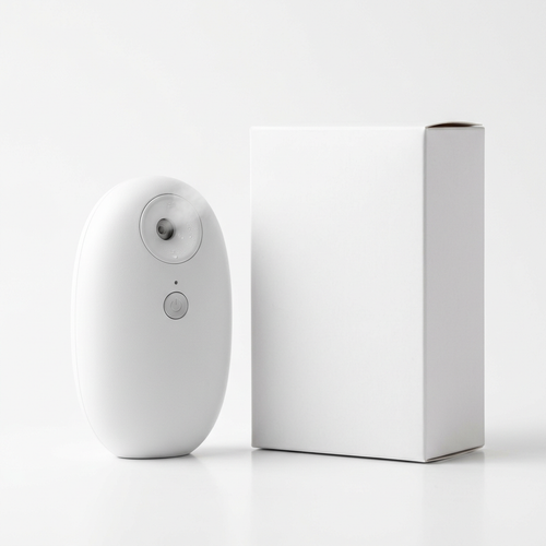 NanoMist Pro Facial Steamer - White Background with Packaging