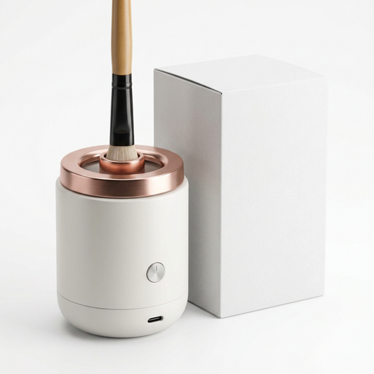 Electric Makeup Brush Cleaner Spinner — Auto-Cleaning Tool for All Brush Types